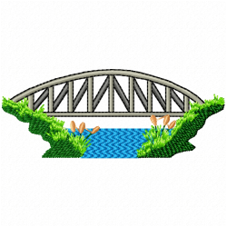 Bridges Embroidery Design 2